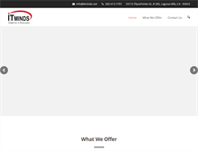 Tablet Screenshot of itminds.net